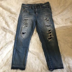 American Eagle Hi rise Jegging crop size 10